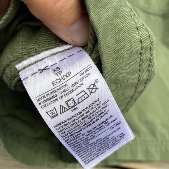 GAP Cheetah Collar Cargo/Chore Coat - Picture 5 of 7